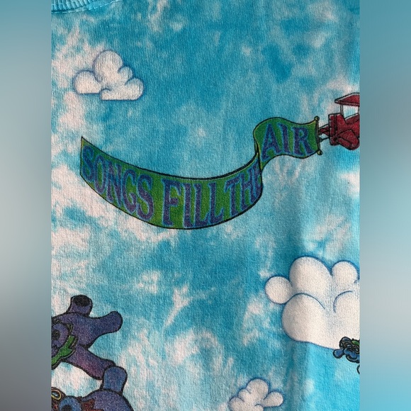Vintage 1993 Grateful Dead skydiving, dancing bears tie-dye T-shirt - Picture 2 of 16